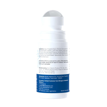 Be Bodywise 4% Aha Bha Underarm Roll On 50ml | 2% Lactic Acid, 1% Mandelic Acid, 1% Salicylic Acid | Controls Odour & Reduces Pigmentation | 0% Alcohol & 0% Aluminium | Aqua Fragrance